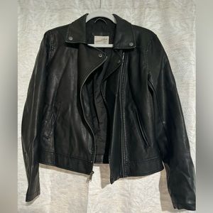 Faux leather jacket